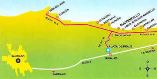 La mejor ubicación, frente a playa el abanico. Mapa Turismo Maitencillo