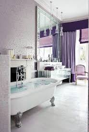 23 Gorgeous Bathrooms That Enchant With Purple Panache Shabby Chic Bathroom Purple Bathrooms Gorgeous Bathroom