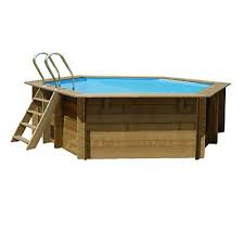 Piscine Bois Blooma Lunda O4 12 M Liner Bleu Aspirateur Castorama