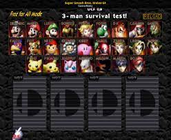 A step by step guide to unlocking every character. Super Smash Bros Melee 64 Super Smash Bros Melee Mods