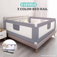 Chances are you'll found one other infant bed rails for king size bed higher design ideas. Double 60inch Bed Rail For Toddler Fold Down Safety Bed Rail Guard Vertical Liftable Extra Long Bedrail For Kids Twin Full Size Queen King Mattress Safety Baby Femsa Com