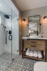Price match guarantee + free shipping on eligible orders. Los Angeles Lowes White Bathroom Vanity Transitional With Warm Industrial Contemporary Shower Stalls And Kits Black Tile