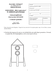 Setul contine 60 de piese in 3 culori (albastru, rosu si galben), 5 forme geometrice (cerc, patrat, hexagon, dreptunghi si triunghi), 2 grosimi si 2 marimi diferite. Foaie Concurs O Calatorie Prin Europa Clasa Preg 2019 Pdf