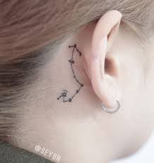 Little Scorpio Tattoo Inkstylemag Tattoos Scorpio Tattoo Behind Ear Tattoo