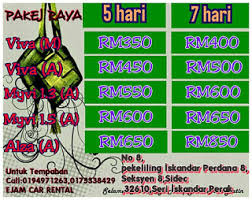 Kereta sewa kl is the provider of the reliable car rental and vehicle leasing in malaysia. Kereta Sewa Pandu Sendiri Seri Iskandar Manjung Bota Parit Perak