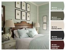 Sherwin Williams Coastal Plain Considering For Kitchen What Else Will Tie In The Green Marble But Work W Bea Coastal Bedrooms Cottage Bedroom Bedroom Colors