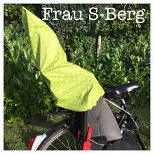 Frau S Berg Hulle Fur Den Fahrradsitz Diy Fahrrad Sitz Fahrrad Baby Diy
