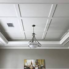 Coffered ceiling overview illustration by gregory nemec. How To Install This Simple Diy Coffered Ceiling Design Abbotts At Home
