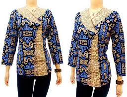 Tidak hanya sebatas dikalangan wanita dewasa saja memang, batik juga menjadi busana nasional. 15 Baju Batik Atasan Kancing Samping Inspirasi Style