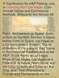 Area of this architecture project. Learning From Las Vegas Wikipedia