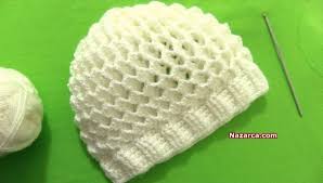 3d Orgu Tig Isi Bere Yapimi Nazarca Com Orgu Krose Sapka Bere