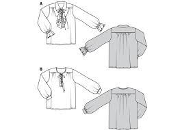 Si vous suivrez étape par étape les consignes, vous allez y arriver. Patron Chemise Pirate Patron Burda 7332