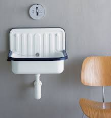 Alape Bucket Sink With Navy Trim Rejuvenation Bucket Sink Alape Bucket Sink Utility Sink