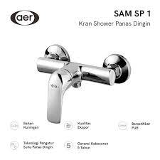 Jika anda hanya tinggal sendiri atau berdua, estetika kran bisa lebih dipertimbangkan selain fungsinya. Aer Kran Shower Keran Air Panas Dingin Mixer Shower Faucet Sam Sp1 Shopee Indonesia