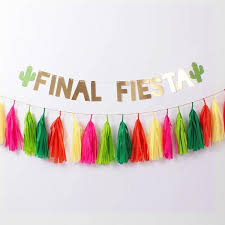 We would like to budget most of our money on food. Final Fiesta Bachelorette Party Collection Stag Hen