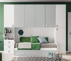 Strani dispositivi si aggirano per la camera da letto. Cameretta A Ponte Per Ragazzi Con Due Colonne Modello Arcobaleno Mobil Discount