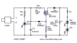 After a certain time, dependant on the. Usb Led Lamp Circuit Using 5 Volts Using Bc558 Transitor