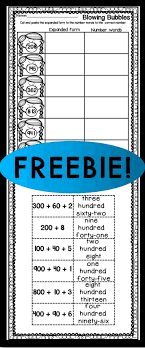 Use This Free Expanded Form Worksheet With Your 1st 2nd Or 3rd Grade Classroom Or Home School Students These Second Grade Math Teaching Math Math Resources