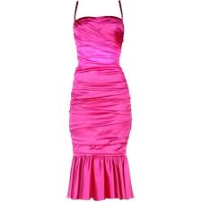 Dolce Gabbana 3 4 Length Dress 1 805 Liked On Polyvore Featuring Dresses Fuchsia Dolce Gabbana Dress Fuchsia Dress Pink Cocktail Dress Stretchy Dress
