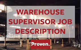 The warehouse supervisor job description must also include receiving and storing inventory, ensuring the goods or products' delivery, securing warehouse, etc. The Perfect Warehouse Supervisor Job Description Proven By Upward Net Blog