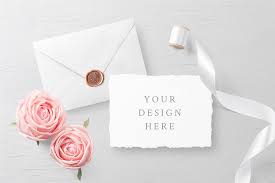 Download Free Psd Wedding Invitation Card Envelope Mockups Pixel Surplus Resources For Designers PSD Mockup Templates