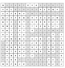 Über 7 millionen englischsprachige bücher. Word Search Clothes With 15 Hidden Words Pdf Worksheet