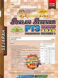 Bagi setiap soalan ramalan, pilih satu jawapan sahaja. 2021 Soalan Sebenar Pt3 Sejarah 2019