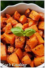 Garlic Roasted Yams Yams Recipe Healthy Sweet Potato Recipes Roasted Roasted Yams
