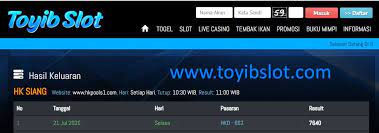 Pin Di Angka Keluaran Togel Hk Siang Toyibslot
