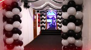 Hanging decorations, centerpieces, and wall decorations to create the perfect party setting. Black N White Theme Birthday Decor Youtube