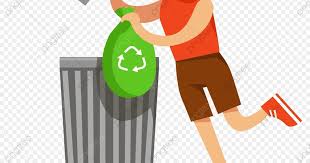 Gambar 2 dimensi kartun hitam putih; Gambar Kartun Orang Buang Sampah