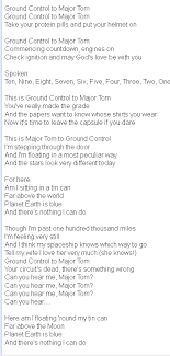 Take Your Protein Pills And Put Your Helmet On Lyrics Bowie Reinterprets Major Tom As An Oblique Autobiographical Symbol For Himself Major Tom Is Described As A Junkie Strung Out In Lyrics Songs Music Playlist