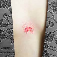 Red Spider Lily (Lycoris radiata) tattoo on the