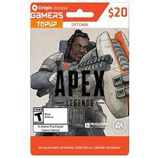 Free apex gift cards highly recommended free apex gift cards using free apex gift cards is the best way for you to save money, 41 verified coupons are now available for august 16, 2021. Buy Apex Legends Gift Card 20 Usd Gamers Topup