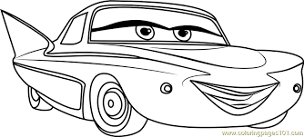 Use them as a kids activity for a cars birthday party or add them to your cars birthday party favor. Flo From Cars 3 Coloring Page For Kids Free Cars 3 Printable Coloring Pages Online For Kids Coloringpages101 Com Coloring Pages For Kids