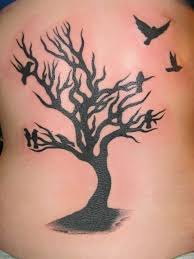 Tree With Birds Flying Away Tattoo Meaning Family Tree Tattoo The Two Flying Birds Represent Family That Has Passed Away Very Cool Family Tree Tattoo Tree Tattoo Small Tree Of Life Tattoo