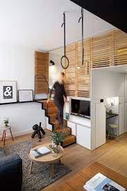 A Compact Loft Hotel Room With Secret Features Loft Spaces Small Space Living Small Spaces