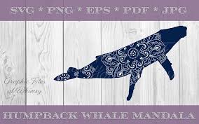 Download Humpback Whale Mandala Svg Zentangle Cut File Scalable Vector Clip Art Art Collectibles