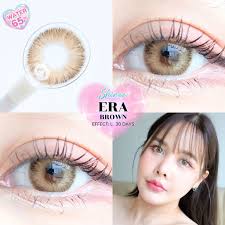 🔥 คอนแทคเลนส์ 💕ขนาดบิ๊กอาย💕 Era (Shinee) Brown/Gray