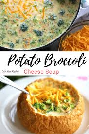 Potato Broccoli Cheese Soup A Delicious And Easy Dinner The Whole Family Will Love Soup Broccoli Potato Cheese Soup Potato Cheese Soups Cheese Soup
