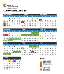 Además, el periodo de inscripciones y reinscripciones contará con 20 días efectivos, del 16 de agosto al 10 de septiembre próximos, en tanto que la sesión del comité. Calendario Escolar Y Protocolos Coronavirus Castilla Y Leon 2020 2021