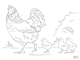 Easter egg coloring pages for kids, prinables free 01. Hen And Cute Chicks Super Coloring Bird Coloring Pages Chicken Coloring Chicken Coloring Pages