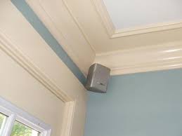 No power tools required, it is installed with glue. Crown Moulding Trick For Low Ceilings Ceiling Trim Ceiling Moulding Moldings And Trim