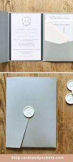 Diy Pocket Invitations With Neutral Wedding Colors Gray Pocket Folder Monogram In Pocket Wedding Invitations Monogram Invitation Wedding Invitation Envelopes