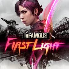 Amazon Com Infamous First Light Ps4 Digital Code Video Games Infamous First Light One Light Infamous Second Son