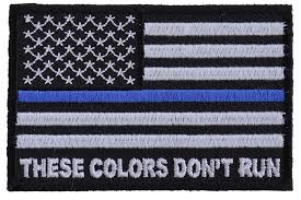 Black And White American Flag Patch Meaning These Colors Don T Run Blue Line Us Flag Patch Flag Patches Blue Line Flag