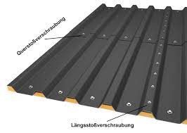 Geeignet für holz und stahl unterkonstruktionen. Querstoss Von Trapezblech Munker Direkt Www Trapezblech Muenker Com