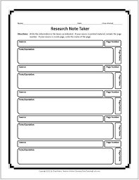 these free graphic organizers include note taking charts