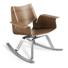 Architectural Lines With Beautiful Form And Function Bent Plywood A Svelte Crescendo Of Form And Function Modern Rocking Chair Rocking Chair Rocking Armchair