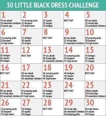 30 Day Little Black Dress Challenge Beach Body Challenge 30 Day Workout Challenge Beach Body Workout Plan